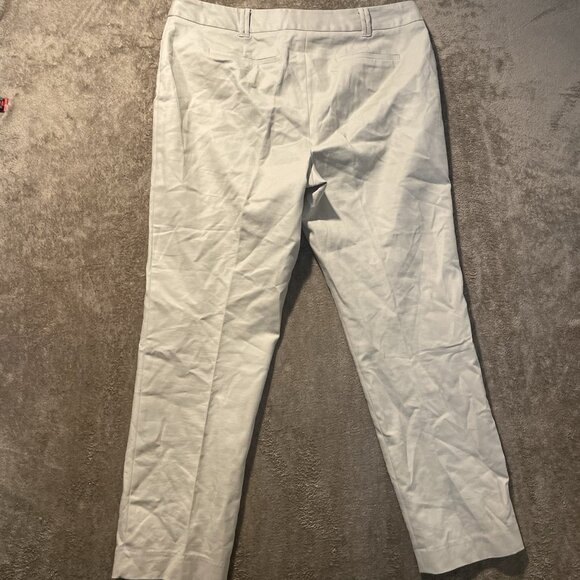 Charter Club Pants Women's 14 Plus Classic Fit Beige High Rise Pleated Straight - Picture 3 of 6